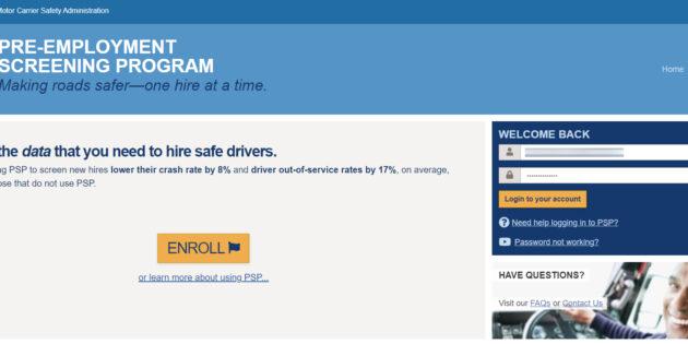 FMCSA PSP