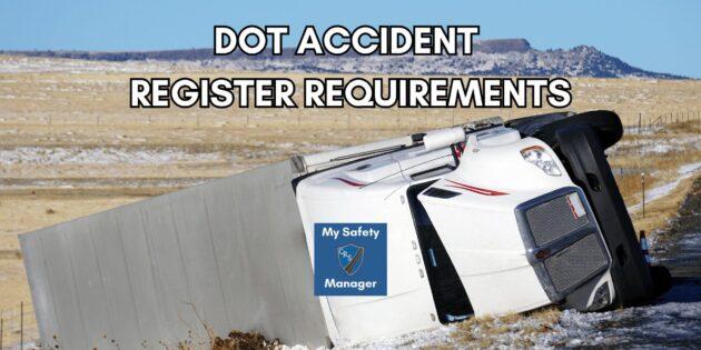 FMCSA accident reporting requirements