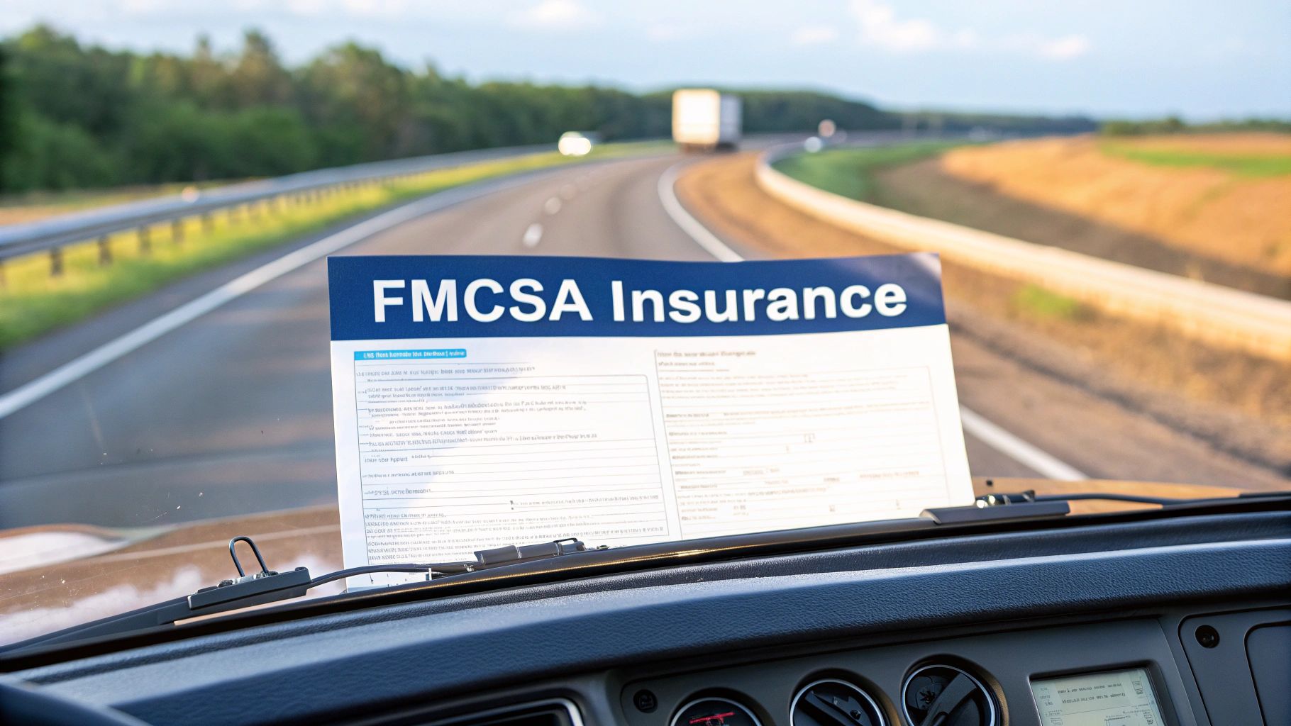 Understand the FMCSA Insurance requirements.