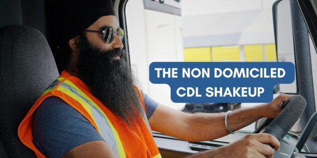 The Non Domiciled CDL Shakeup is impacting the US freight market.