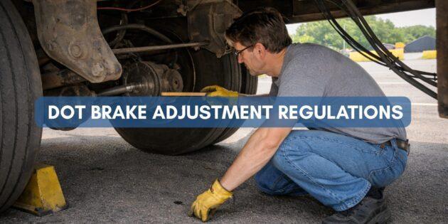 DOT Brake Adjustment regulations
