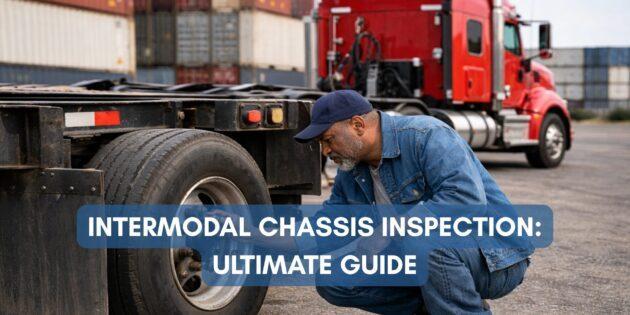 Intermodal Chassis inspection